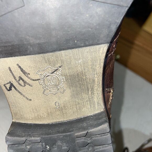 Aston Grey Men’s Ankle Boots Size 9 M Brown Leather Going Out Party City - Picture 3 of 12